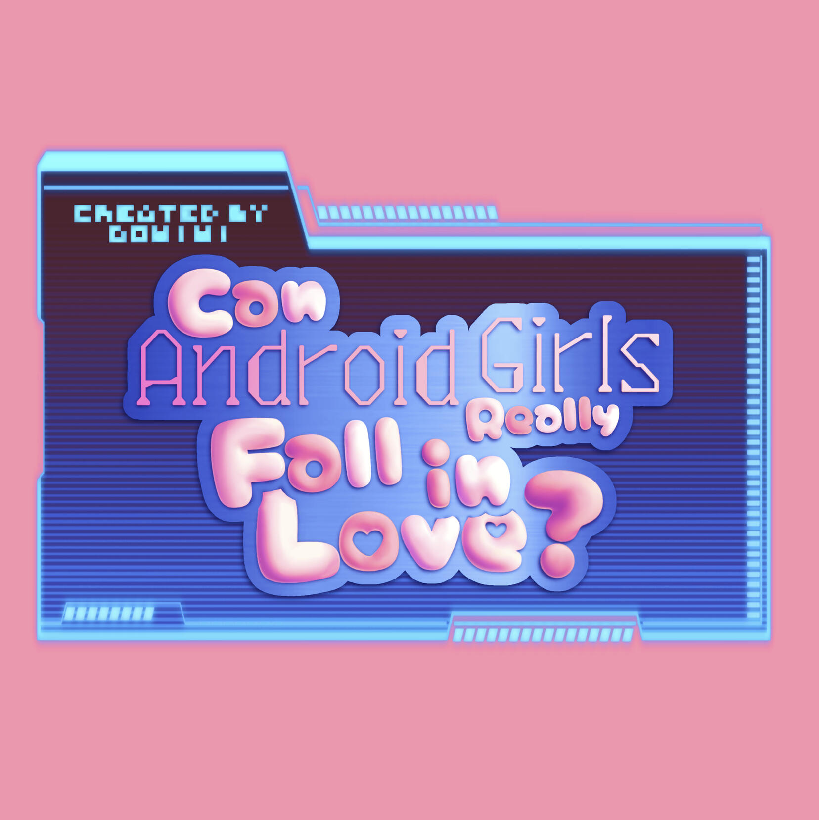 "can android girls (really) fall in love" official logo